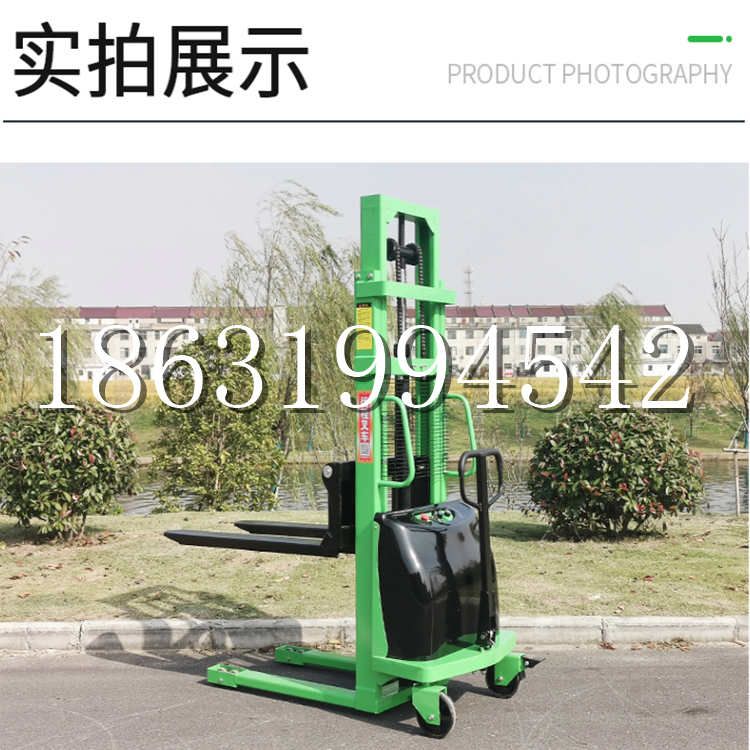 鄯善县电动叉车堆高车液压铲车电瓶1吨2吨站驾步行式小型全自动叉车